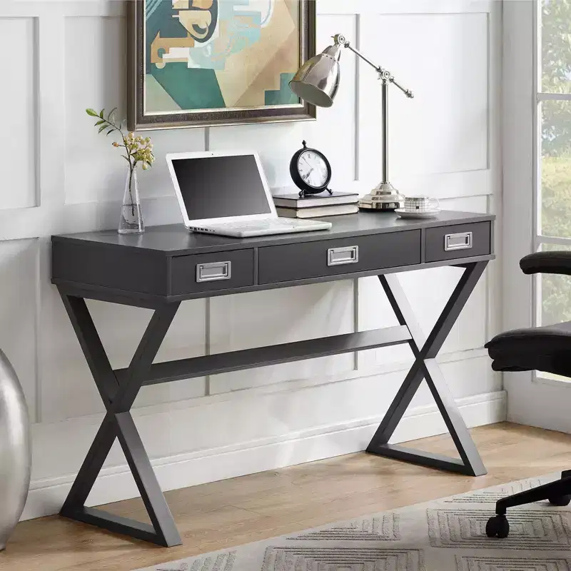 Modern Computer Desk with Drawers