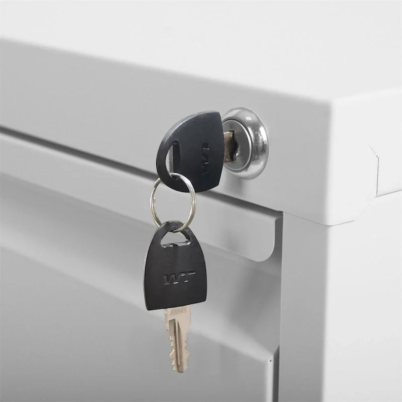 4 Drawer Metal Vertical File Cabinet w/Lock Office Home File Cabinet