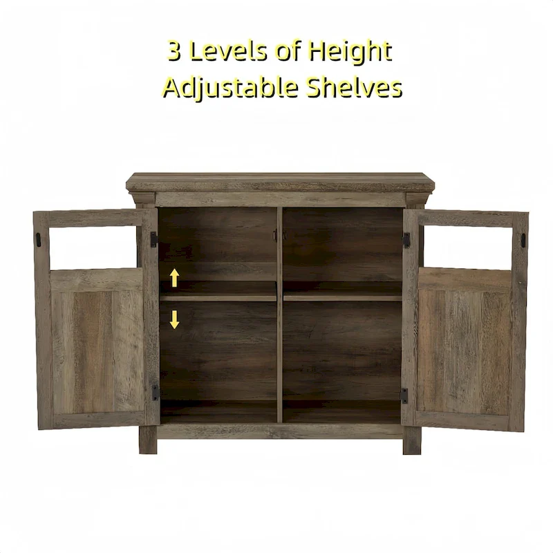 Large Buffet Sideboard Cabinet Bar Wine Cabinet