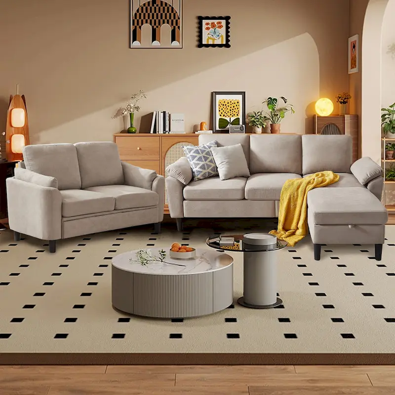 3 Piece Living Room Sets