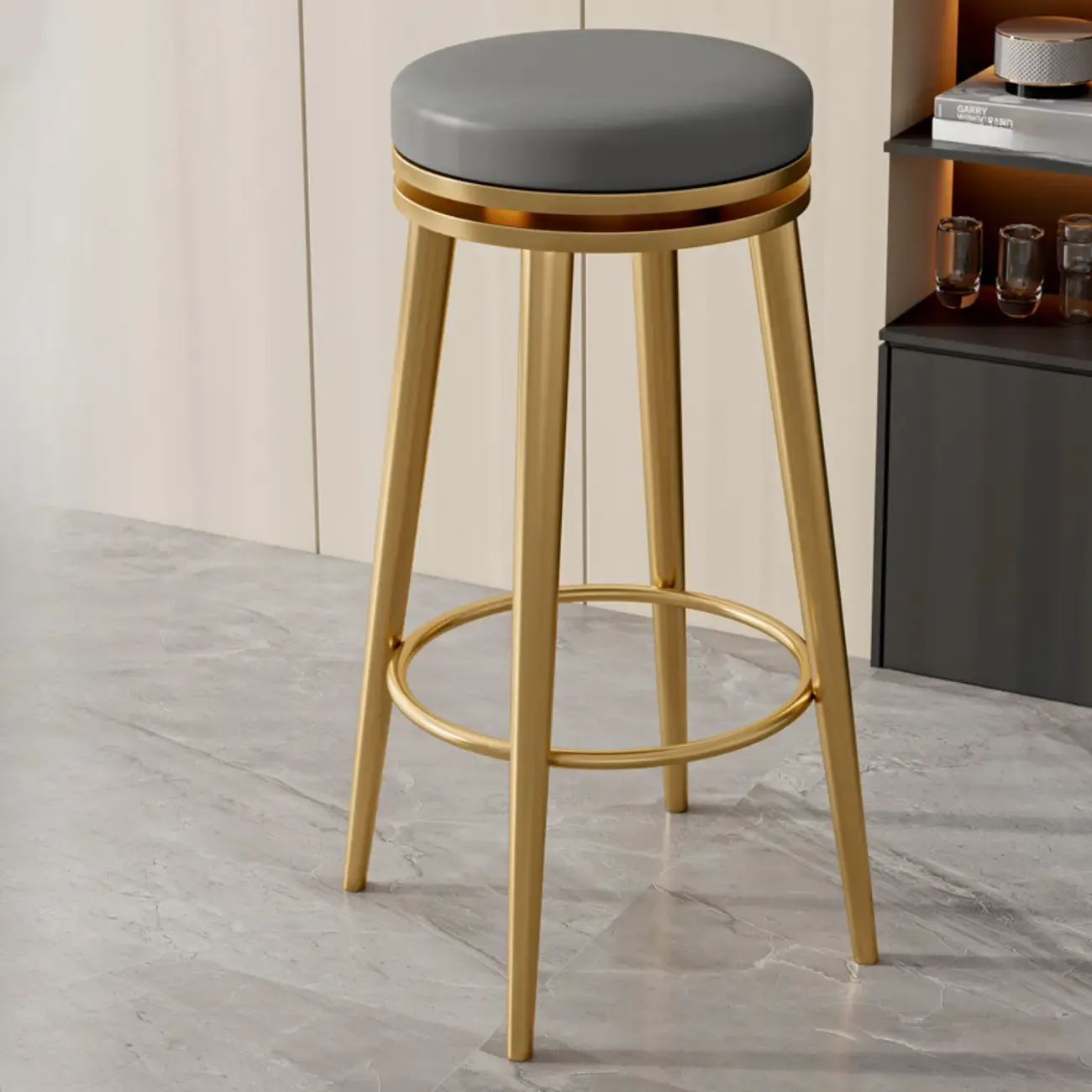 Counter Height Modern Metal Bar Stools