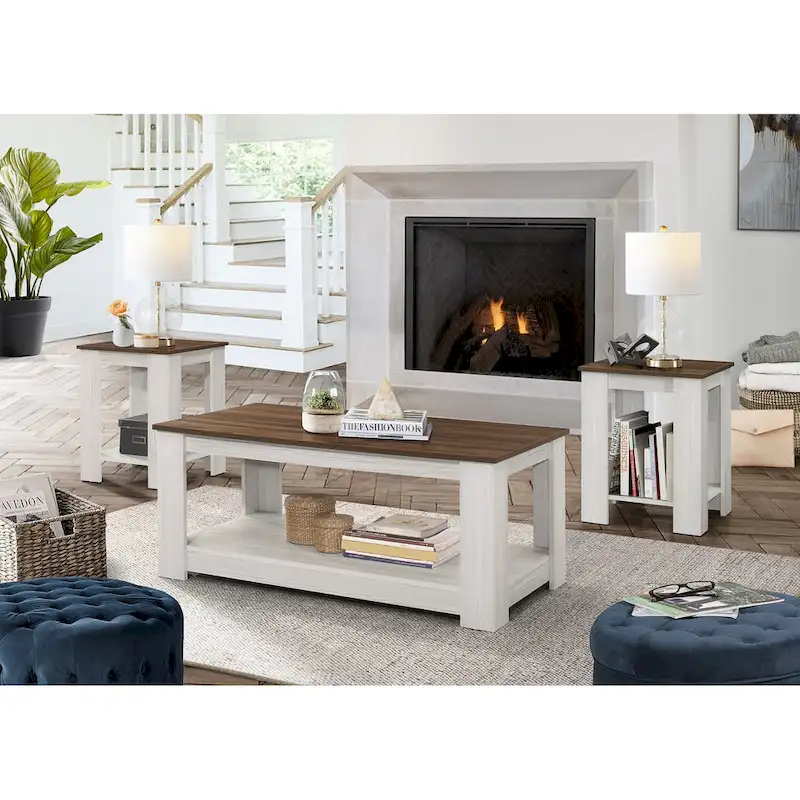 Gloria 3 pieces Coffee Table Set