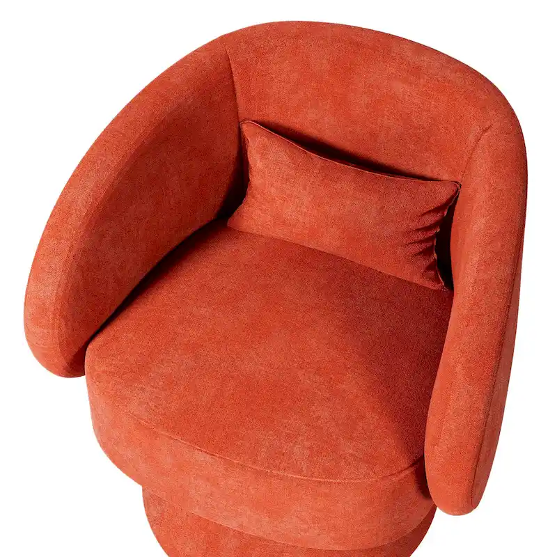 Ouyessir 360 Degree Swivel Cuddle Barrel Sofa Chairs