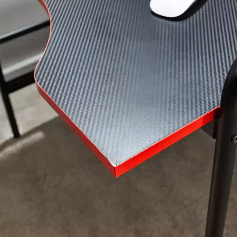 iCarus Mesh Gaming Desk with Wood Desktop - X Rocker