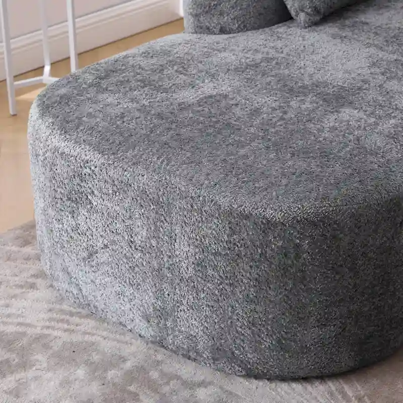 99.21W L-Shape Boucle Sofa 3 Seater