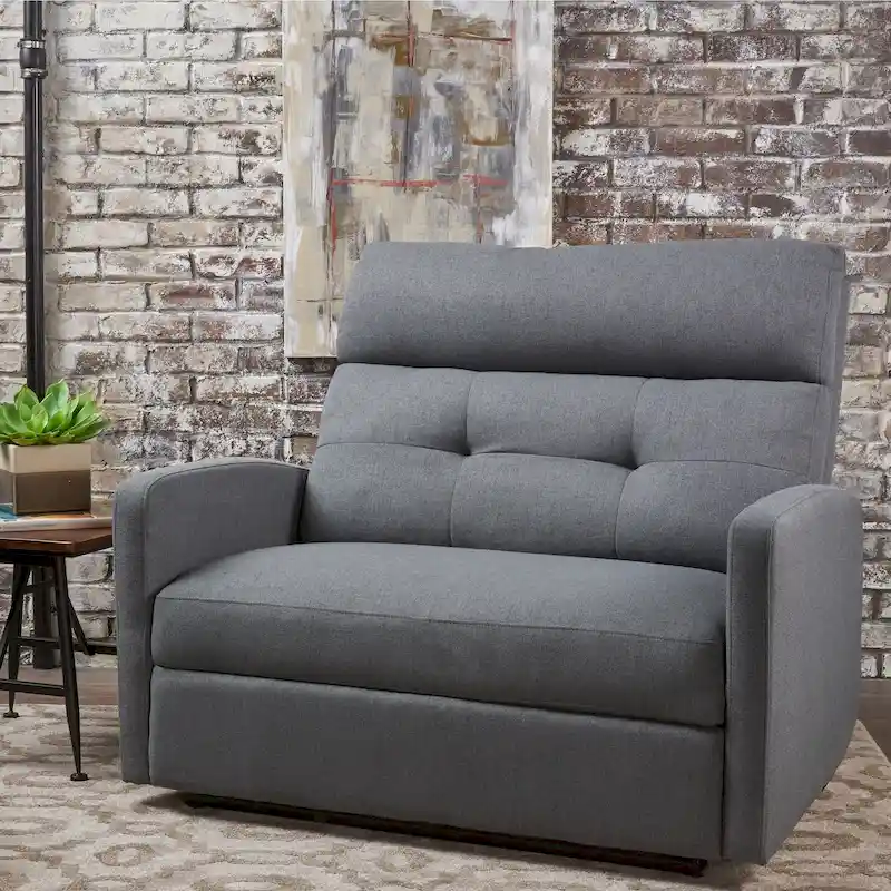 Halima Fabric 2-seater Recliner Club Chair by Christopher Knight Home