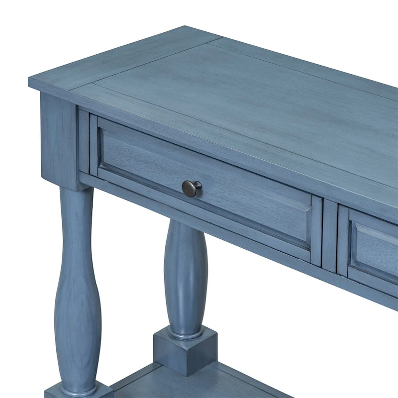 Merax 64 Long Extra-thick Console Table with Drawers and Shelf