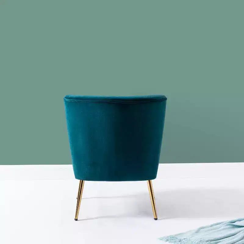 Quentin Velvet Accent Side Chair with Padded Seat Set of 2 | Karat Home