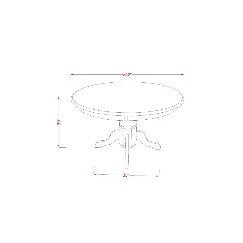 HomeStock Round Kitchen Table & Chair Set Linen White Modern Style SHGR5-WHI-W