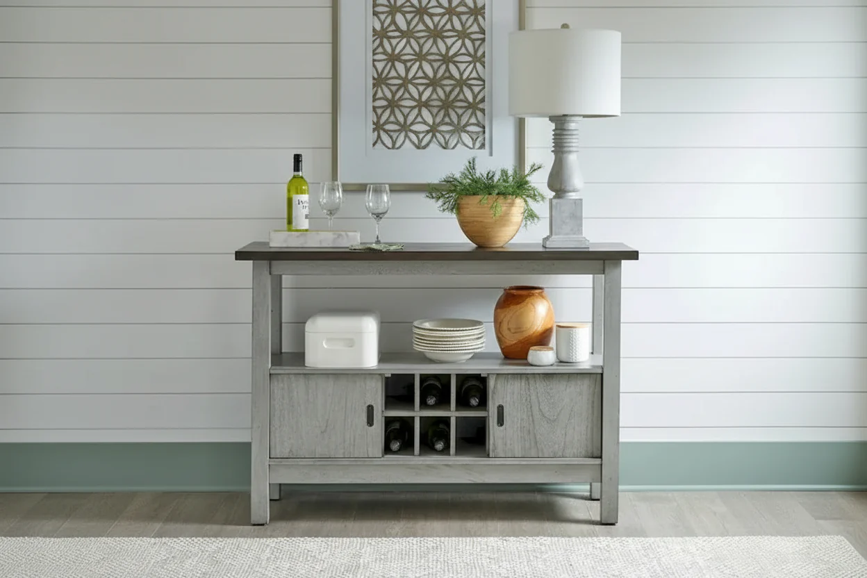 Smokey Gray Carbon Server