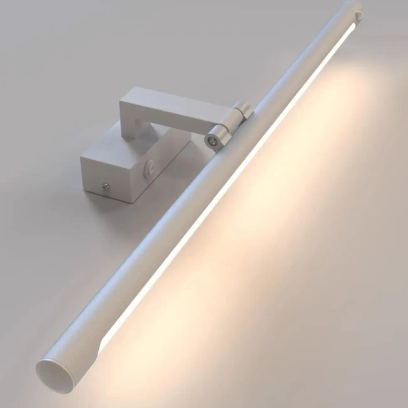 Modern Black Sleek Tubular LED Vanity Light