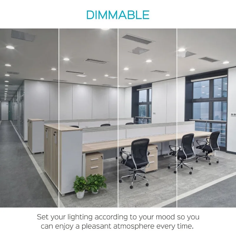 Luxrite BR40 LED Light Bulbs,14W= 85W Dimmable, 1100 Lumen, LED Flood Light Bulb, 14W, E26 Medium Base (12 Pack)