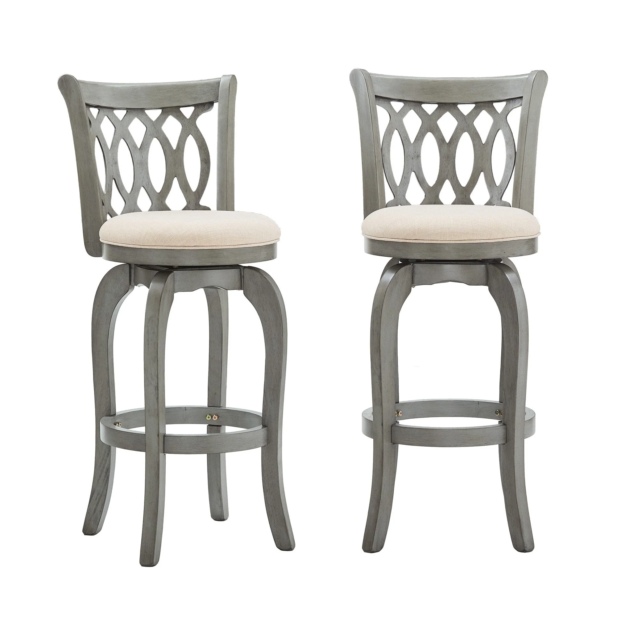 Rovinj Scroll Back Swivel Bar Stool