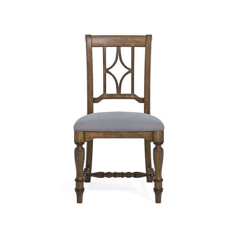 Plymouth Gray Wood Upholstered Dining Chair - 22 x 40 x 26