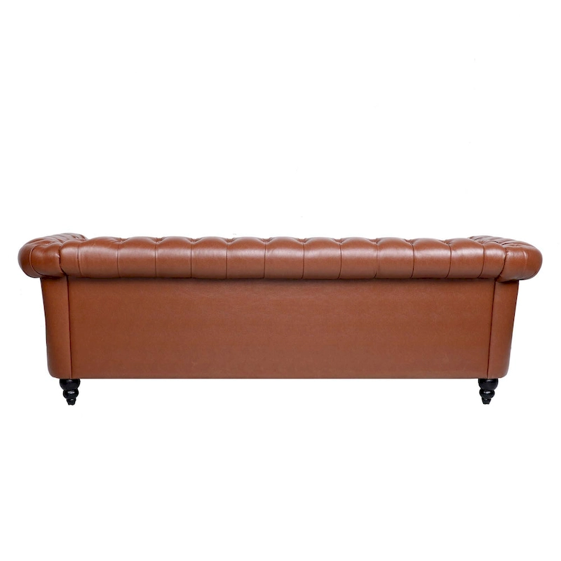 84.65 Rolled Arm Chesterfield 3 Seater Sofa