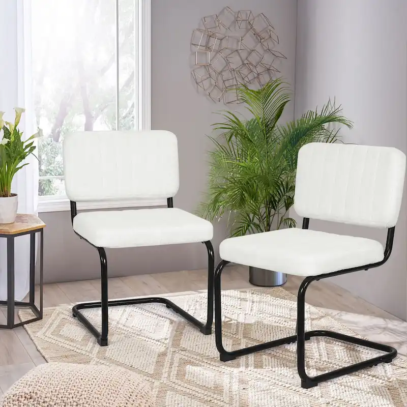 Dining Chairs Set of 2,Upholstered Comfy Sturdy Side Chair