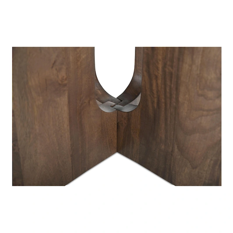 NADAAL STUDIOS Brelline, Round Dining Table With Cross Legs - 48W x48D x30H