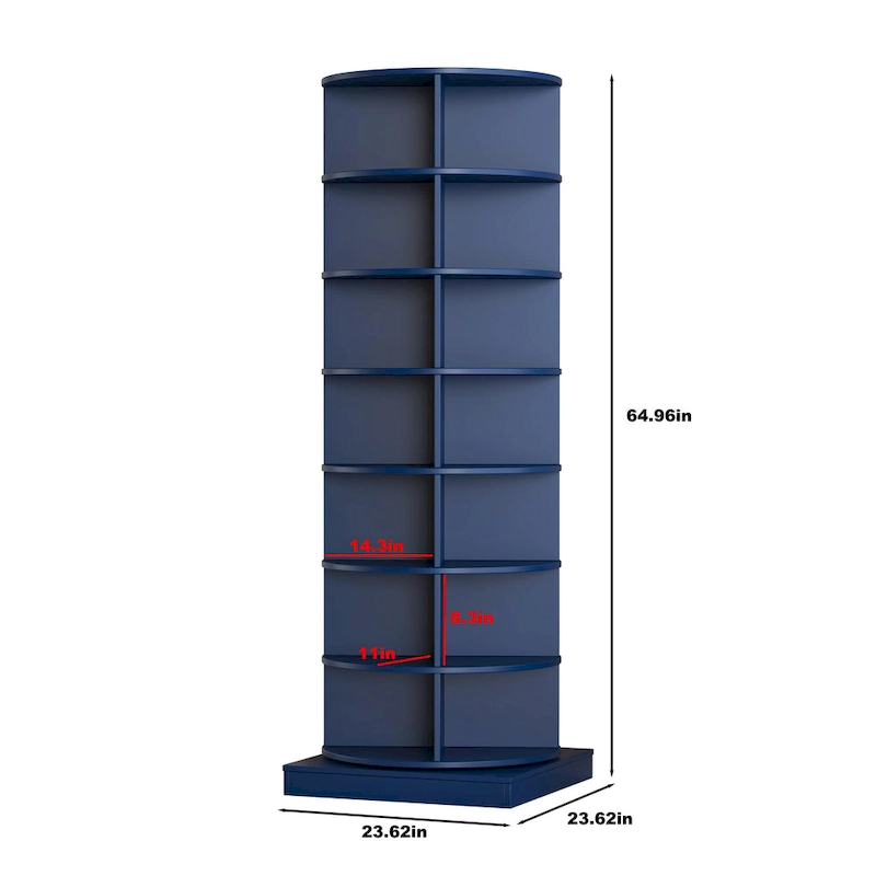 360 Rotating shoe cabinet 7 layers