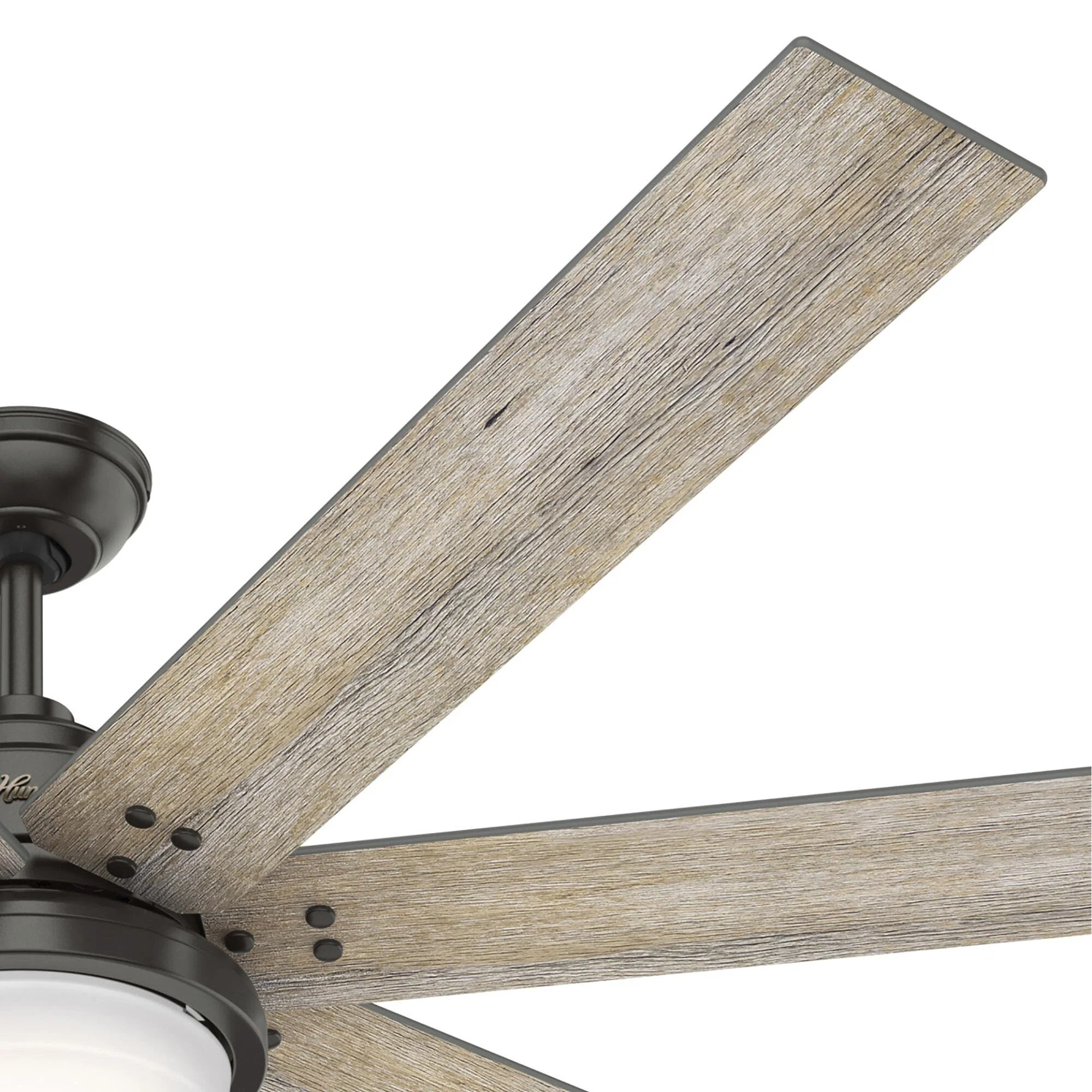 Hunter WiFi Whittington Ceiling Fan with LED Light, Handheld Remote - Windmill - Industrial, Farmhouse, Rustic - SMART FAN!