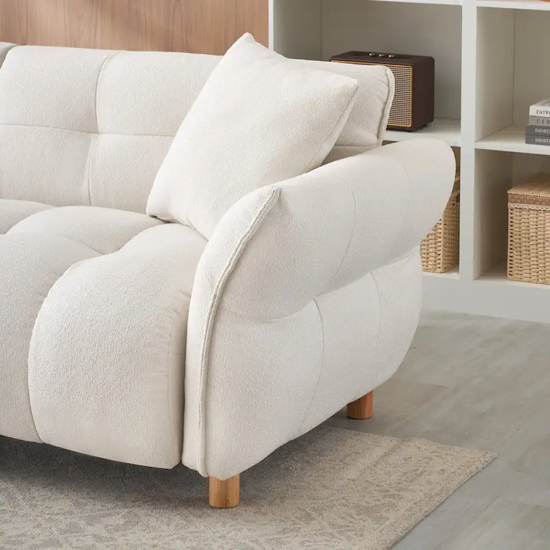 Upholstered 3-seater Sofa with Matching Pillows