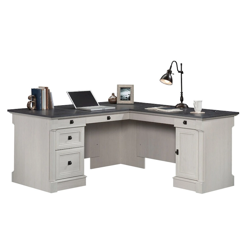 Sauder Palladia L-Shaped Office Desk