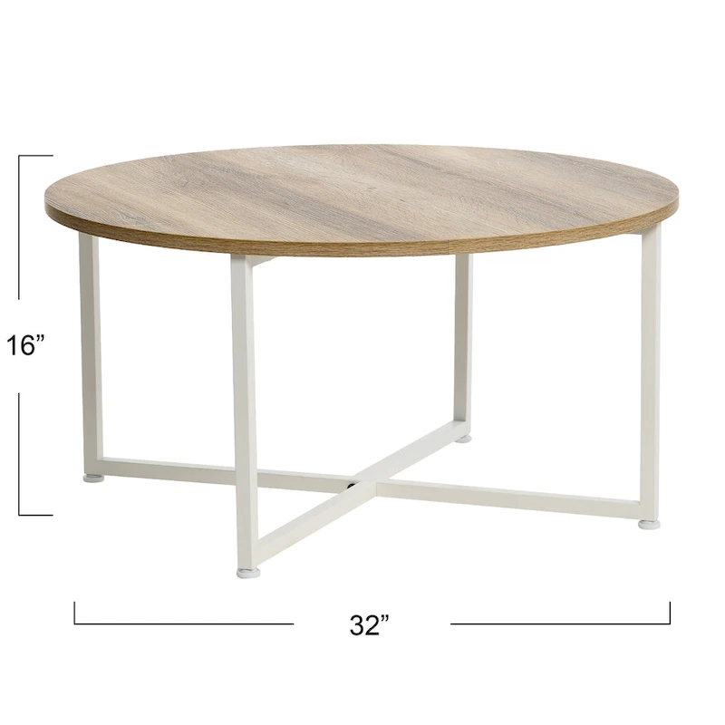 Household Essentials Round Coffee Table - 31.5