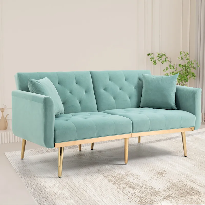 Modular Accent Sofa with Metal Feet - 30.31 x 30.71 x 65.36