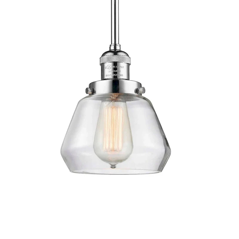 Innovations Lighting Fulton Single Light 7  Wide Mini Pendant with