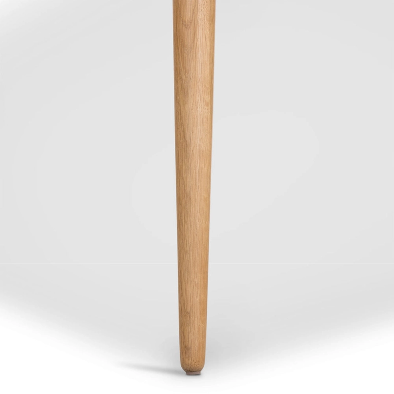 Poly & Bark Hava Dining Chair - Solid Oak Wood with Spindle-Back