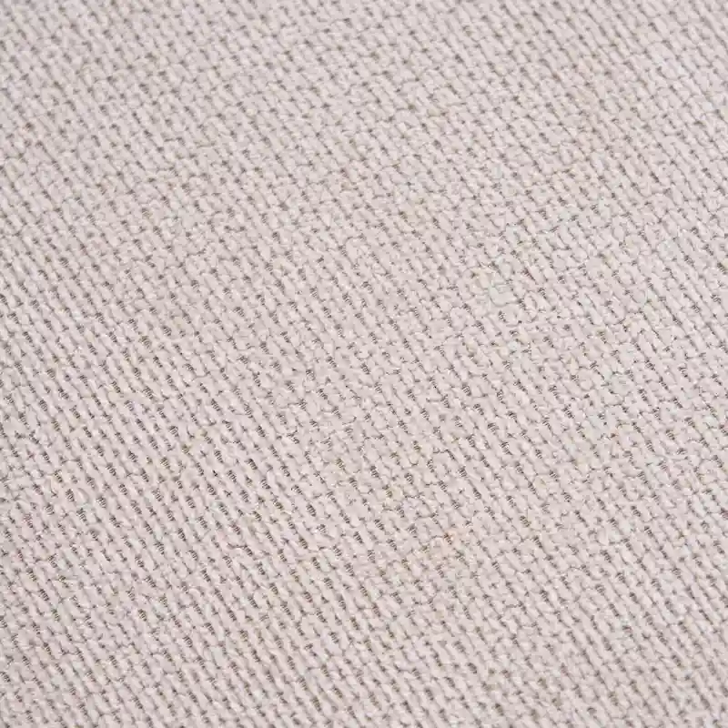 FERPIT Modern Curved Accent Chair with Faux Linen Upholstery, Comfy Lounge Chair with Metal Frame & Cushions