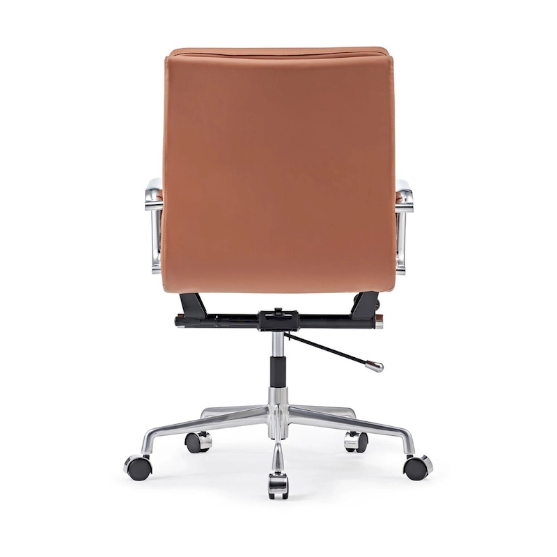CAROCC Office Chair PU Leather Adjustable ErgoChair with Thickened Cushion - N/A