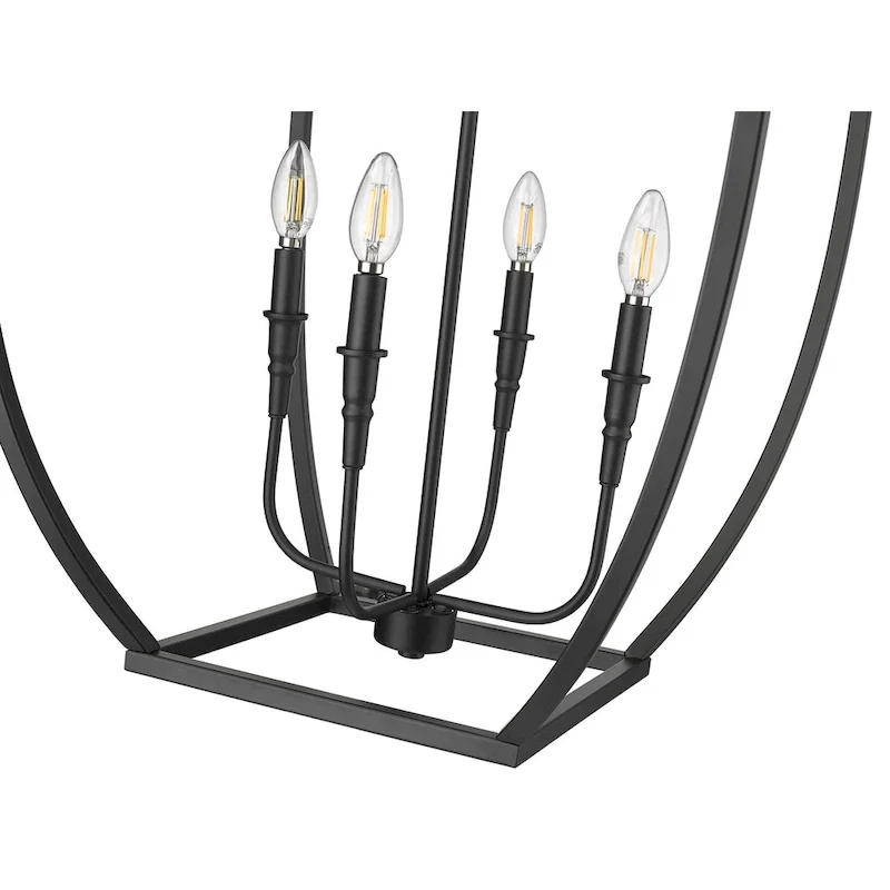 Millennium Lighting 13804 Kelsey 4 Light 20  Wide Taper Candle Pendant