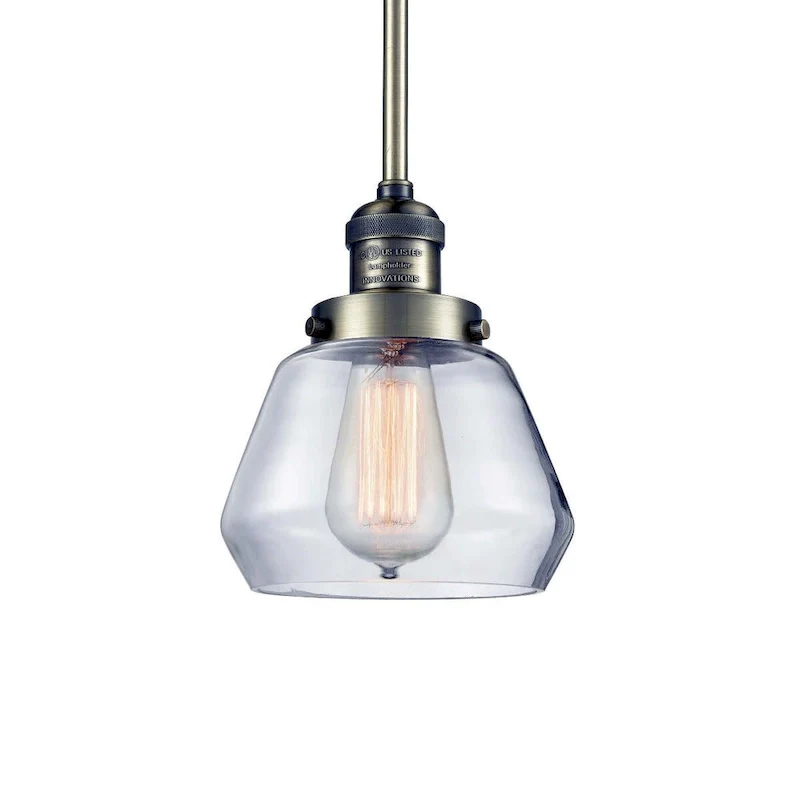 Innovations Lighting Fulton Single Light 7  Wide Mini Pendant with