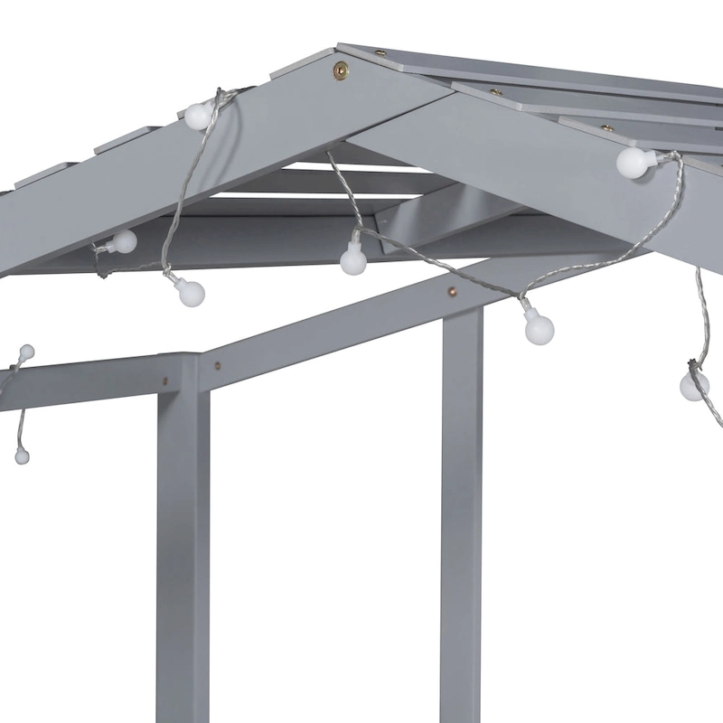 Twin Loft House Bed with Slide