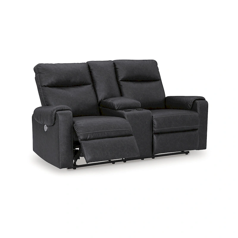 Signature Design by Ashley Barnsana Power Reclining Loveseat with Console