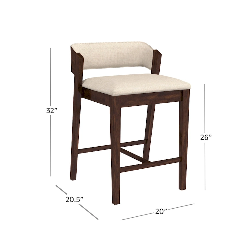 Carson Carrington Jugas Non-swivel Counter Height Stool
