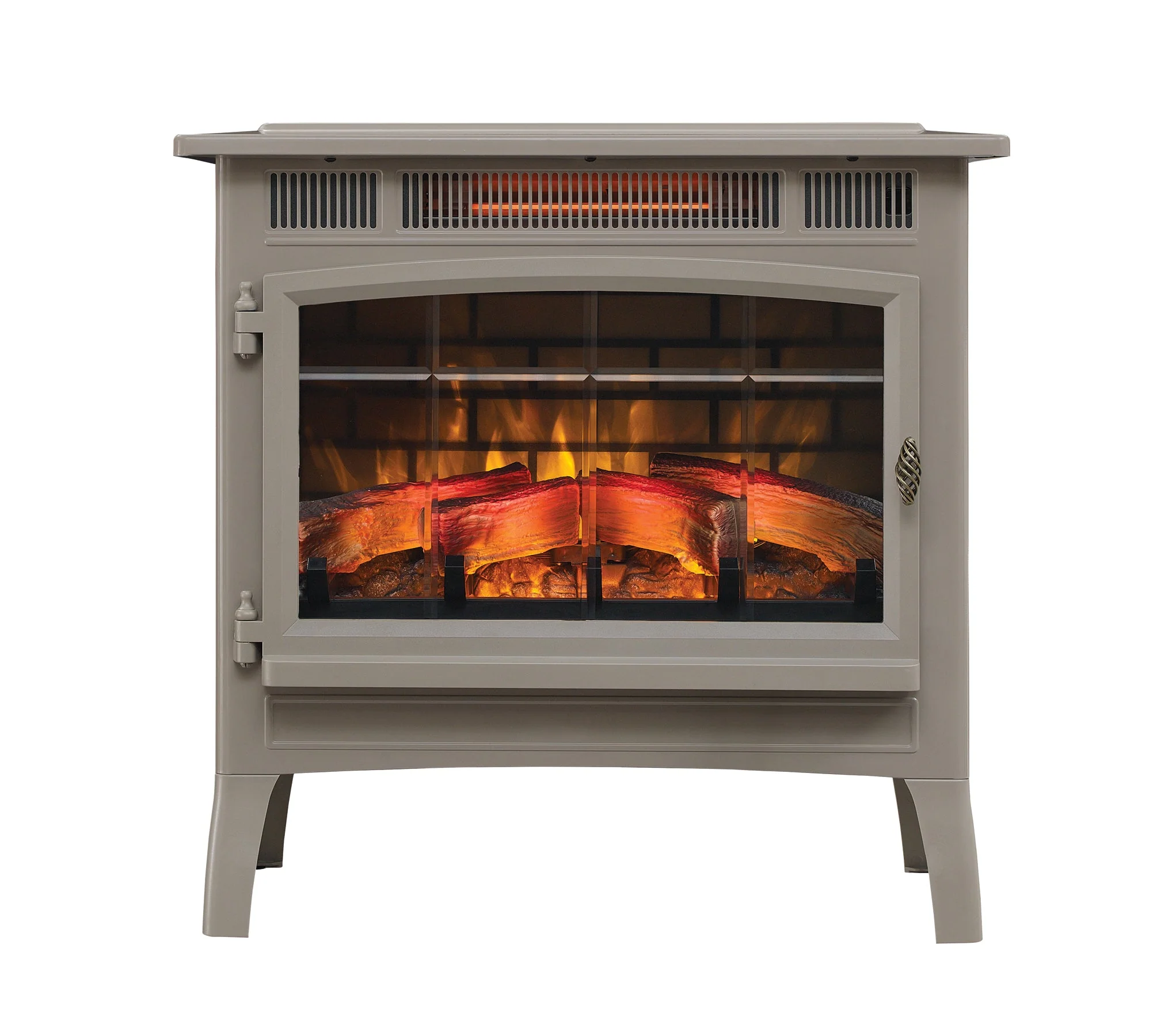 duraflame? Electric Infrared Fireplace Stove Heater with 3D Flame Effect
