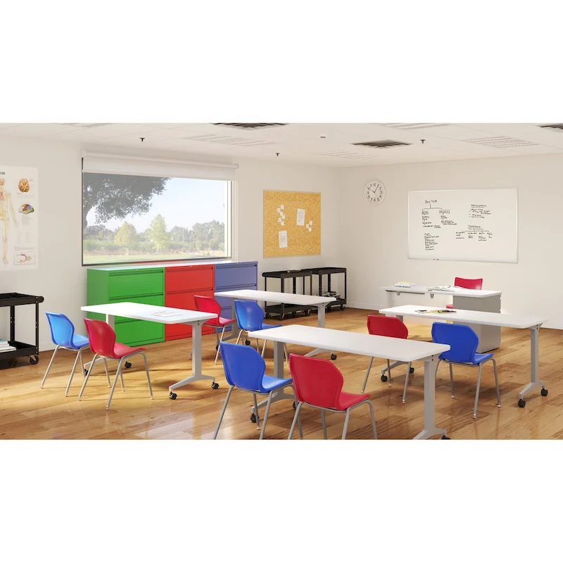 Hirsh 36 in Wide, 3 Drawer, HL8000 Series, Classic Blue