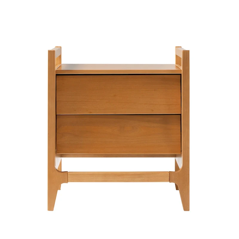 Middlebrook Designs Mid-Century Modern Solid Wood Nightstand
