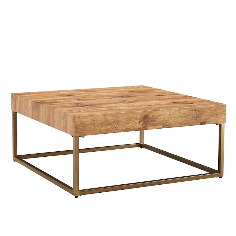 Naturally elegant wooden coffee table