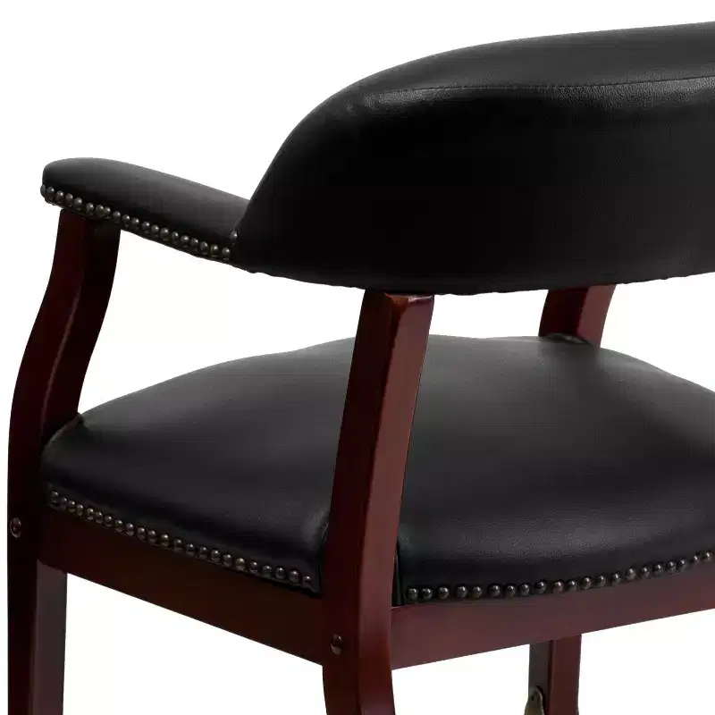 Emma and Oliver Conference Chair with Accent Nail Trim and Casters