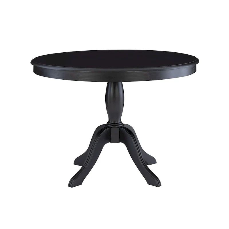 Round Solid Wood Pedestal Table