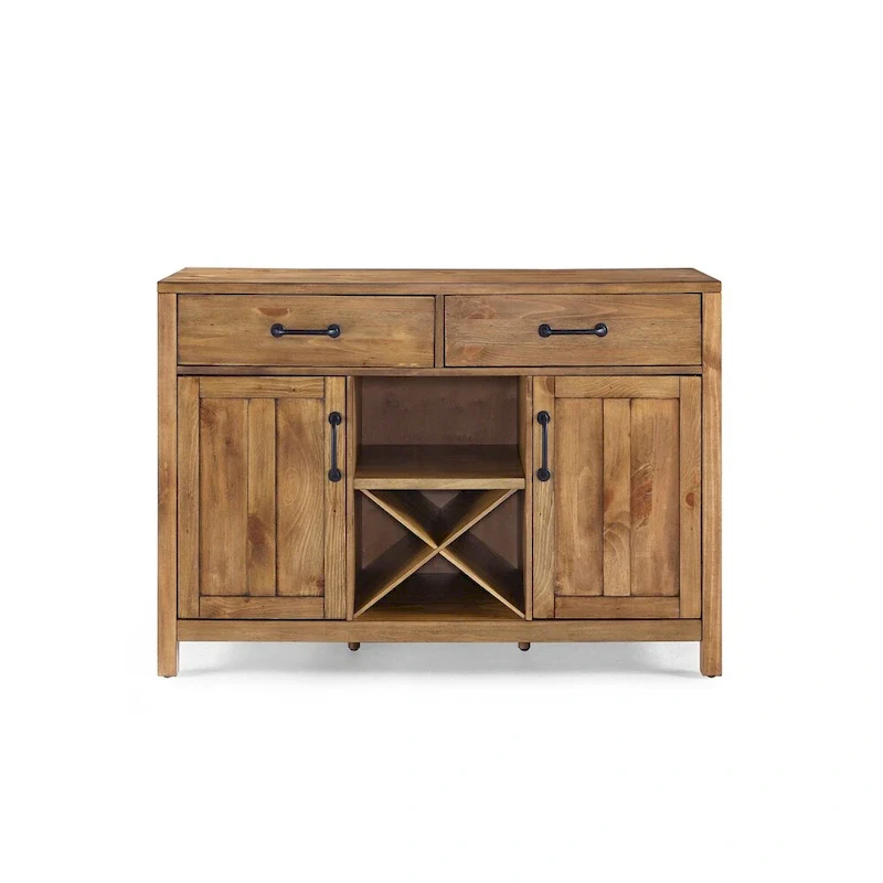 Crosley Roots Natural Finish Buffet - 52  W x 18  D x 36  H