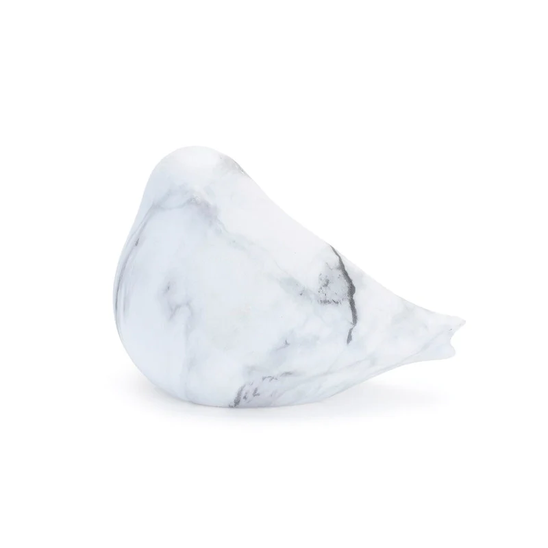 Marble Design Bird Shelf Sitter (Set of 2)