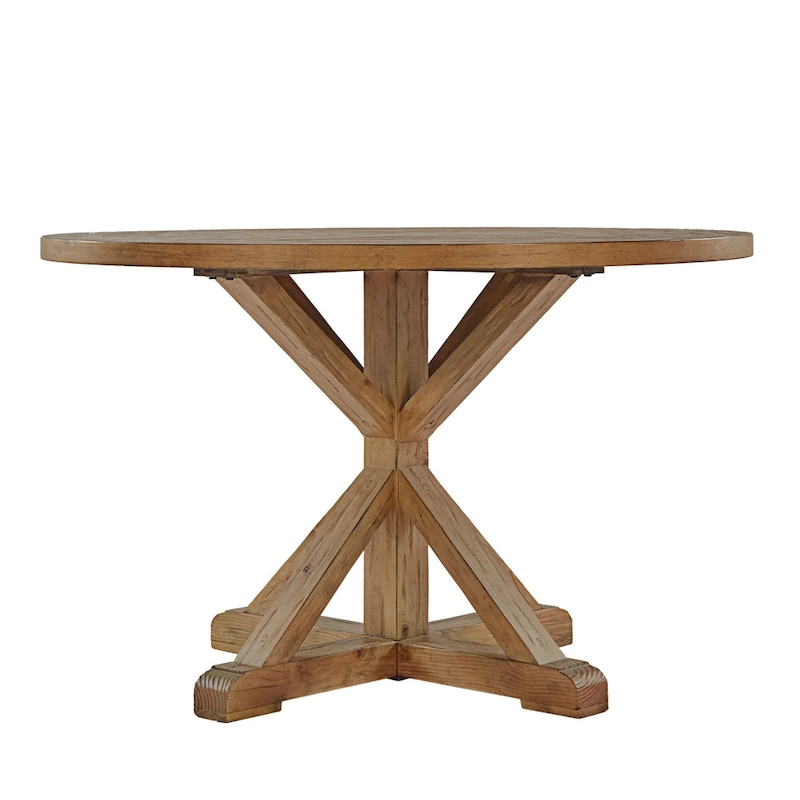 Benchwright X-base 48-in. Round Dining Set by iNSPIRE Q Artisan