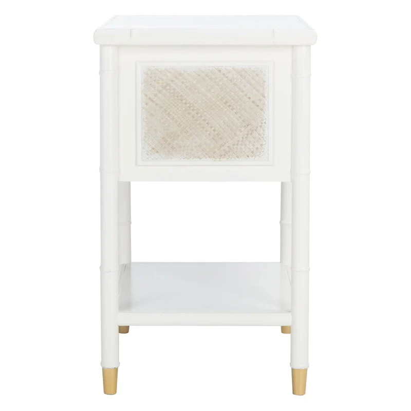SAFAVIEH Dessa 2-Drawer 1-Shelf Accent Table. - 21 W x 18 D x 27 H - 21Wx18Dx27H
