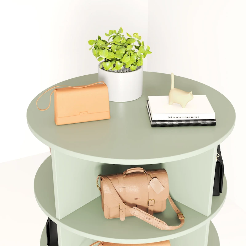 360 Rotating shoe cabinet 7 layers