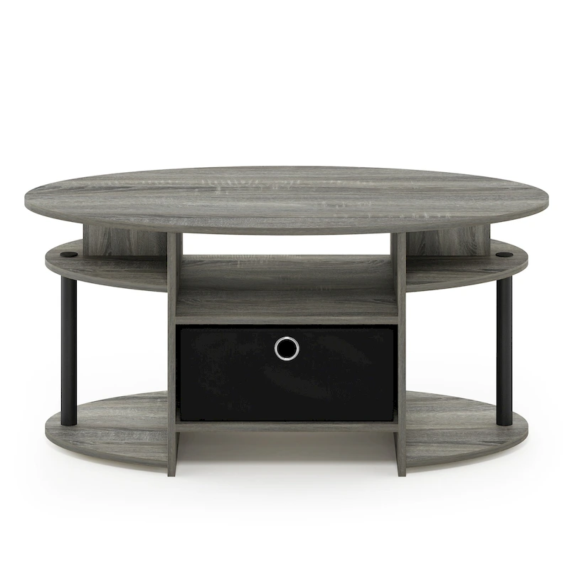 FURINNO JAYA Simple Design Oval Coffee Table