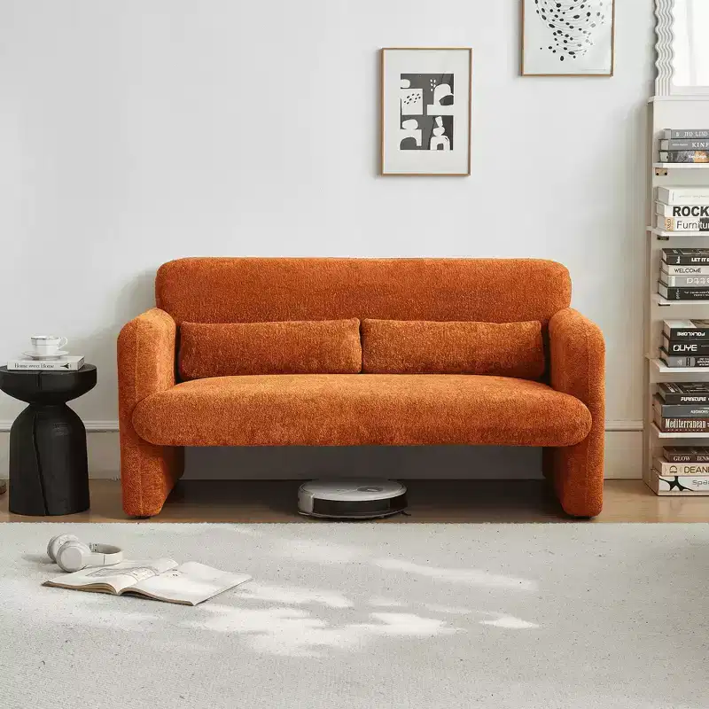 MAYEERTY Sleeper Sofa Bed with USB, 3-in-1 Adjustable Pull-Out Bed & Side Pocket (Velvet)