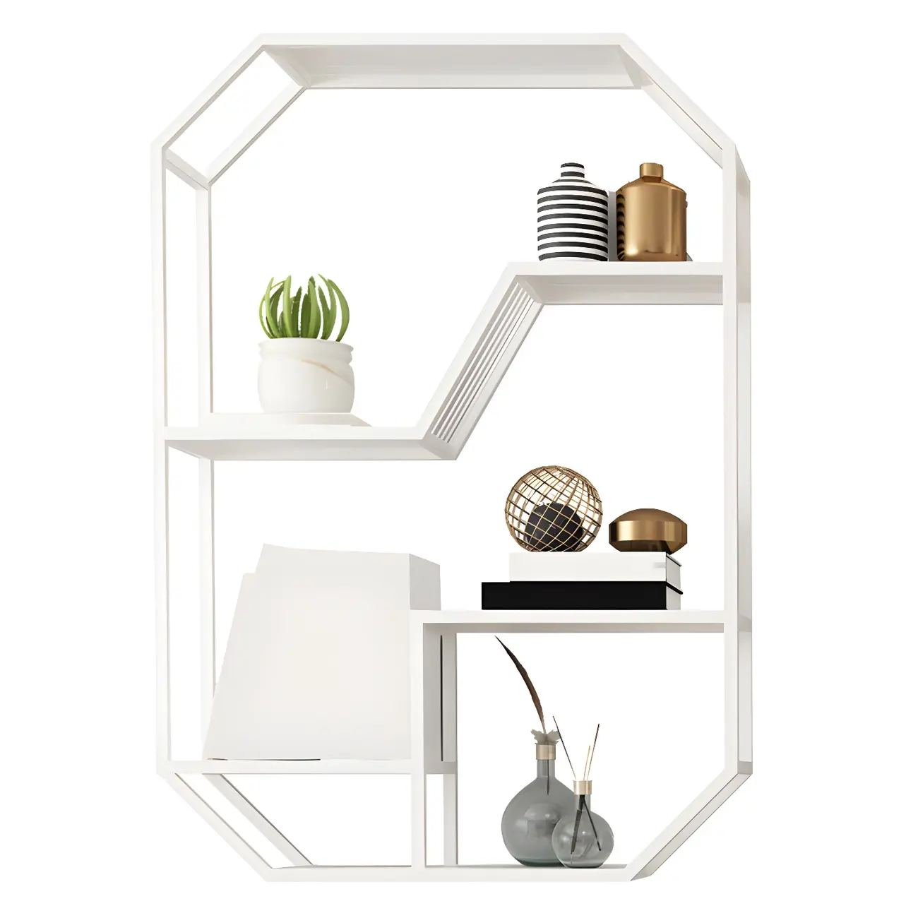 Simple Metal Black Wall-Mounted Wine Bottle Rack